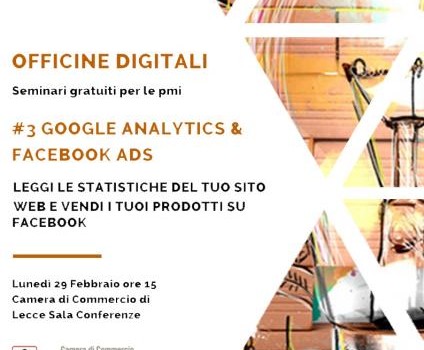 Lecce – #3 Google analytics & Facebook ads
