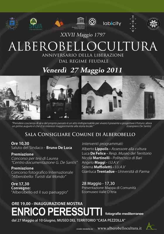 Convegno Alberobellocultura in occasione del 27 maggio 2011